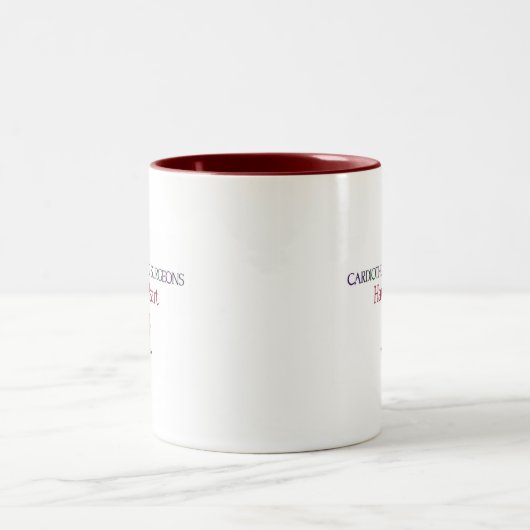 Cardiothoracic Chirurgen haben Herz Zweifarbige Tasse (Mittel)