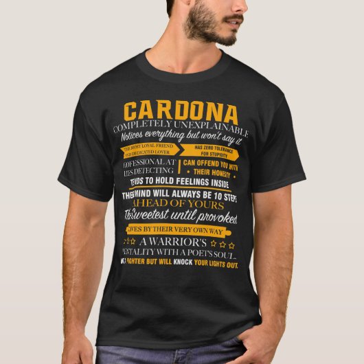 CARDONA völlig unerklärlich T-Shirt (Vorderseite)