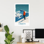 Cardrona Ski Print - Neuseeland 1 Poster (Heimbüro)
