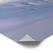 Cardrona Skigebiet Reiseplakat Poster (Ecke)