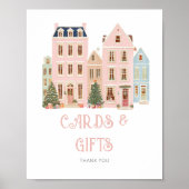 Cards And Gifts Christmas village Winter Poster (Vorne)