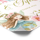 Cards and Gifts Fairy First Enchanted Birthday Poster (Ecke)