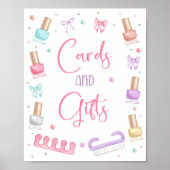 Cards and Gifts Mani-Pedi Party Manicure Pedicure Poster (Vorne)