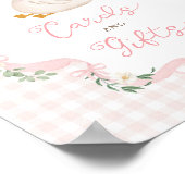 Cards and Gifts One Silly Goose Table Sign Poster (Ecke)