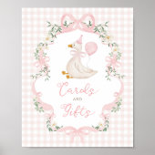 Cards and Gifts One Silly Goose Table Sign Poster (Vorne)