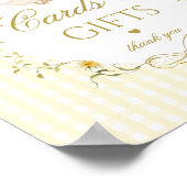 Cards and gifts Silly Goose gender neutral gingham Poster (Ecke)