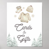 Cards and Gifts Winter Baby It's Cold Outside Poster (Vorne)