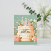 Cards Birthday Feiertagskarte (Stehend Vorderseite)