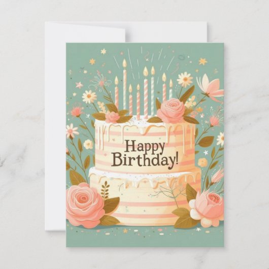 Cards Birthday Feiertagskarte (Vorderseite)