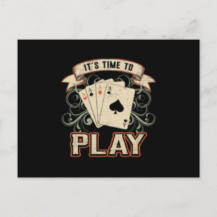 Cards Card Playing Day Poker Ace Casino Game Gift Postkarte