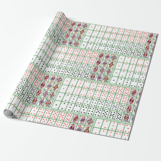 Cards Casino Gambling Poker Geschenkpapier (Ungerollt)
