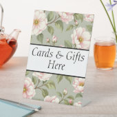 Cards & Gifts here wedding gift table sign Sockelschild (In Situ)