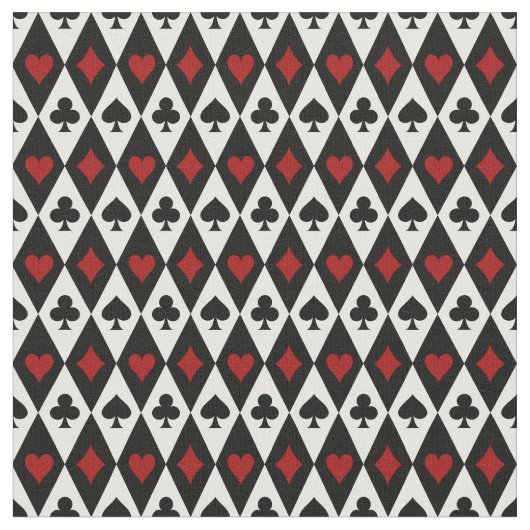 Cards Harlequin Stoff (Nahaufnahme)