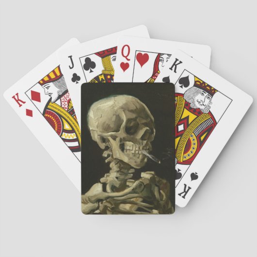 Cards skull rauchen von van gogh spielkarten (Rückseite)