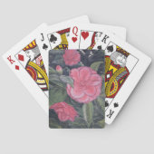 Cards von lila Dawn Camellia Spielkarten (Rückseite)