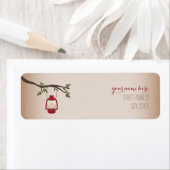 Cardstock Inspiriert Red Camping Lantern (Insitu)