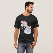 Care Bears Cheer & Share Regenbogen-Wasserfall T-Shirt (Vorne ganz)