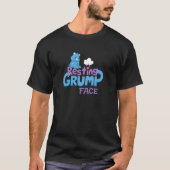 Care Bears Grumpy Bear Resting Grump Face Cloudy M T-Shirt (Vorderseite)
