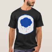 Care Bears Halloween Grumpy Bear Cloudy Badge Cost T-Shirt (Vorderseite)