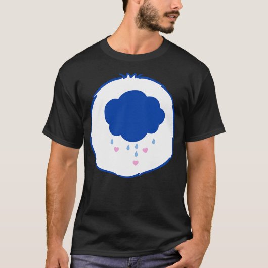 Care Bears Halloween Grumpy Bear Cloudy Badge Cost T-Shirt (Vorderseite)