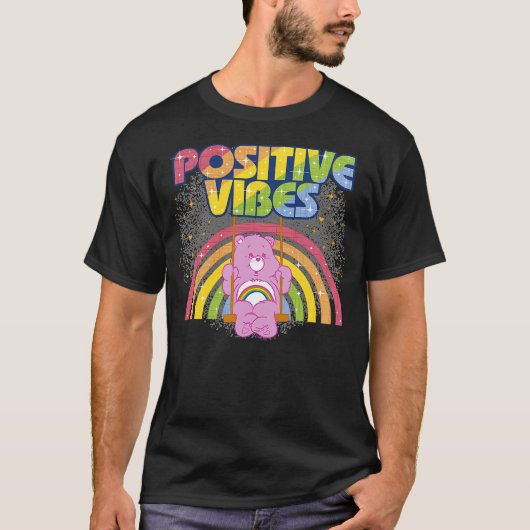 Care Bears Positive Vibes Rainbow With Cheer Bear T-Shirt (Vorderseite)