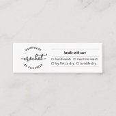 Care Card für hausgemachten Crochet Strick Macramé Telefonnummerkarte (Vorderseite)