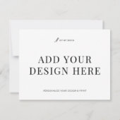 Care Cards 5.5x4.25" Druck für kleine Unternehmen Dankeskarte (Rückseite)