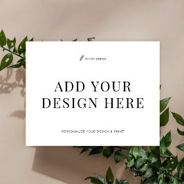 Care Cards 5.5x4.25" Druck für kleine Unternehmen Dankeskarte