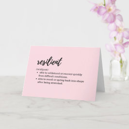 CARE CARDS EINNEHMEN - Definition der Resilienz Karte