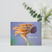 Care Concern Sentiment Here for You Postkarte (Stehend Vorderseite)