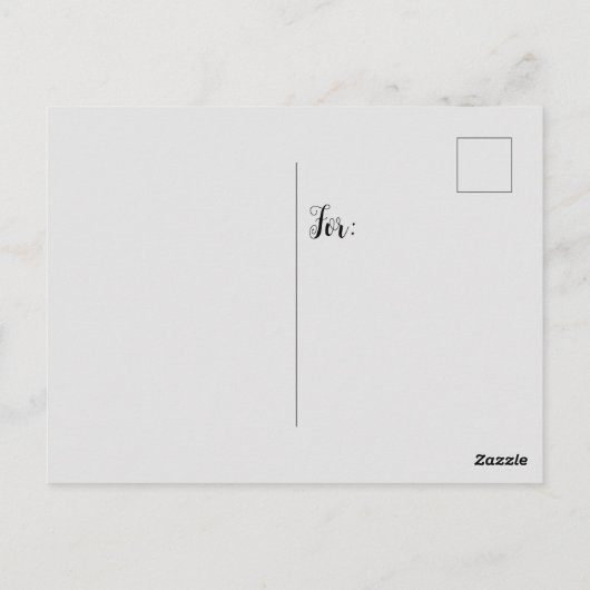 Care Concern Sentiment Here for You Postkarte (Rückseite)