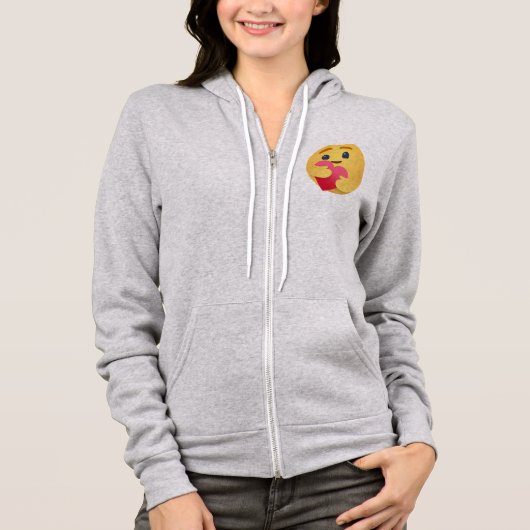Care Emojis Facebook Hoodie (Vorderseite)