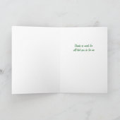 Care Giver Appreciative Card mit Seehotel Dankeskarte (Innenseite)