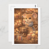 Career Mouse as Candle Maker Postkarte (Vorne/Hinten)