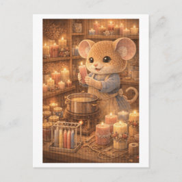 Career Mouse as Candle Maker Postkarte