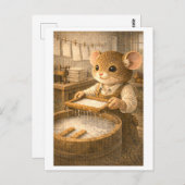 Career Mouse as Paper Maker Postkarte (Vorne/Hinten)
