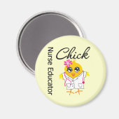 Career Nurse Chick - Krankenpflege Magnet (Vorderseite/Rückseite)