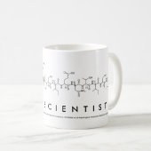CareerScientist Peptidname Tasse (VorderseiteRechts)