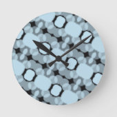 CAREFREE acrylic clock  Runde Wanduhr (Vorderseite)