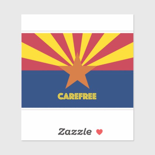 Carefree AZ Aufkleber (Blatt)