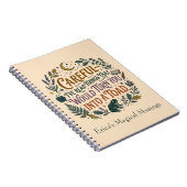 Careful I've Read Things Funny Book Witch Quote  Notizblock (Rechte Seite)