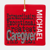 Caregier Extraordinaire CUSTOM Keramikornament (Rückseite)