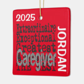 Caregier Extraordinaire CUSTOM Keramikornament (Links)