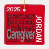 Caregier Extraordinaire CUSTOM Keramikornament (Rückseite)