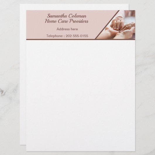 Caregier Zuhause Care Business Letters (Vorne/Hinten)