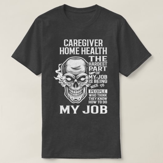 Caregier Zuhause Health T-Shirt (Design vorne)