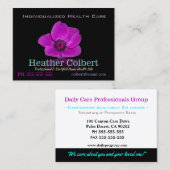 Caregiver Anome Floral Friendly Visitenkarte (Vorne/Hinten)