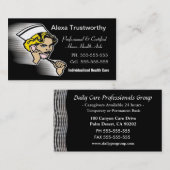 Caregiver beruflich visitenkarte (Vorne/Hinten)