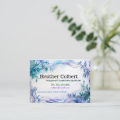 Caregiver Fflügen Freundlich Beruflich Cool Visitenkarte (Stehend Vorderseite)