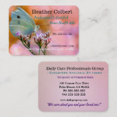Caregiver-Flattern-freundliches berufliches Visitenkarte (Vorne/Hinten)